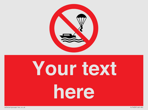 Custom No parasailing